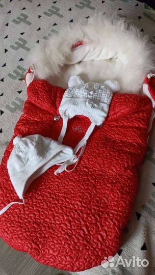 Кокон для новорожденных зимний