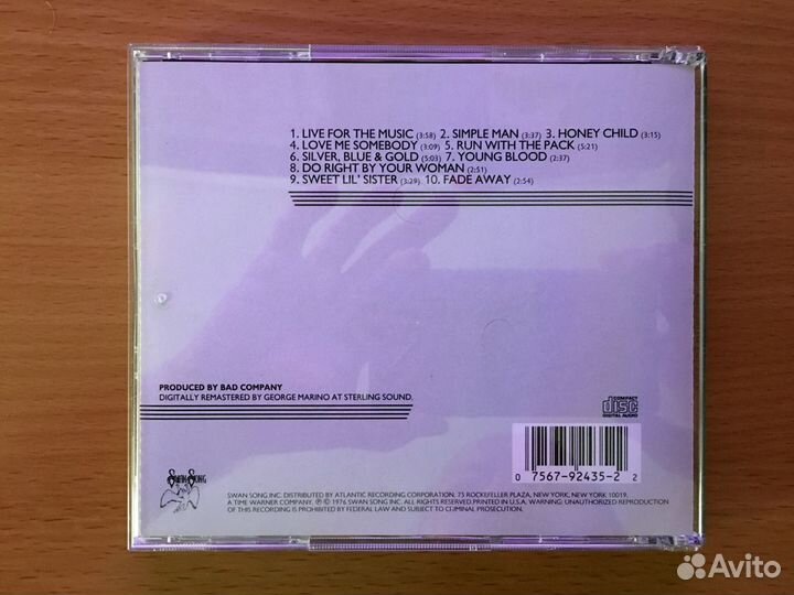 Bad Company - Run With The Pack