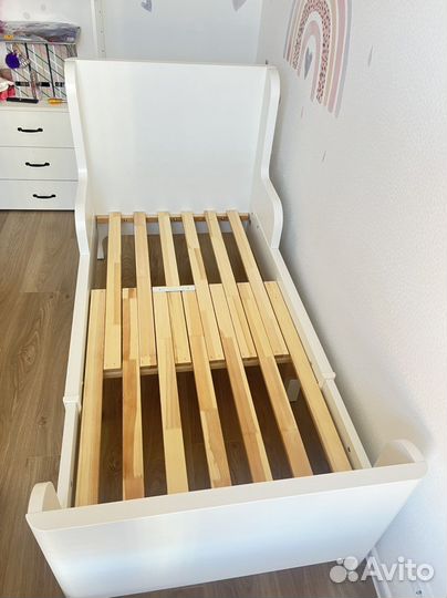 Детская кровать IKEA раздвижная сундвик