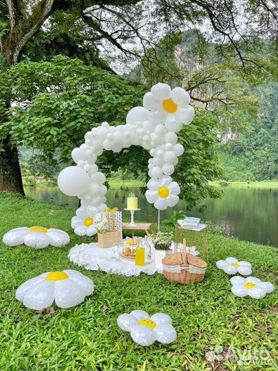 Композиции и фотозоны из воздушных шаров