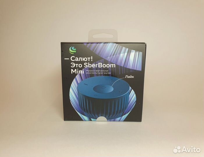 Умная колонка SberBoom Mini синий нептун