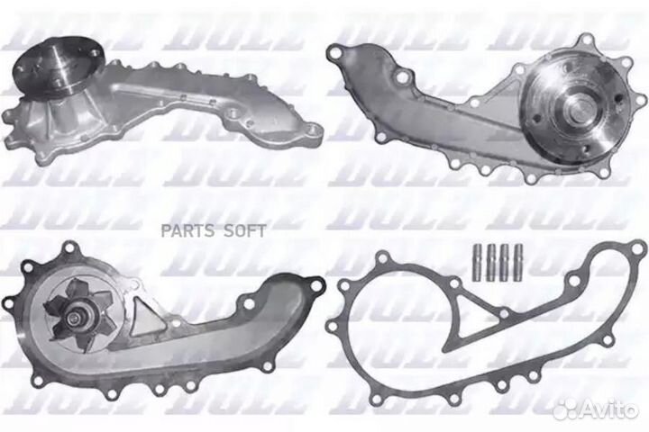 Насос водяной toyota hiace/hilux 89-05 T245
