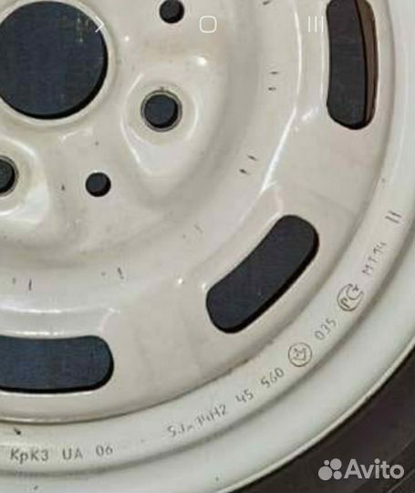 Диск штампованный крк3 UA 14H2 45 560 035 M114
