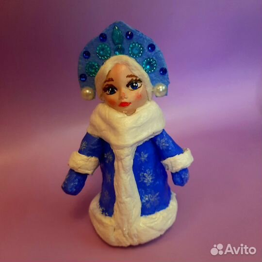 Ватные елочные игрушки