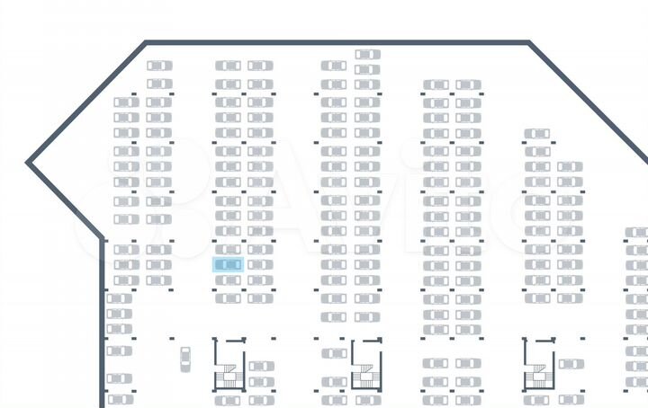Машиноместо, 13 м²