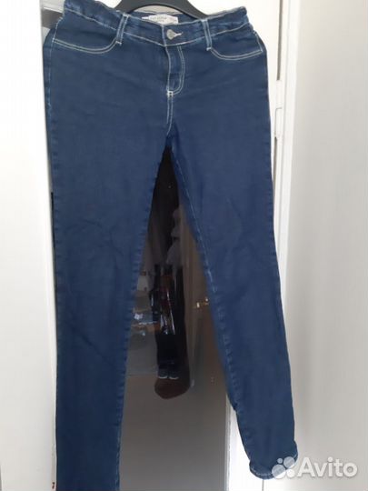 Джинсы утепленные на девочку р152 и 158