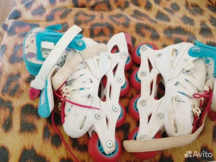 Роликовые коньки детские раздвижные
