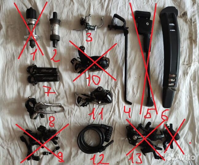 Манетки, Передний, задний переключатель и т.д