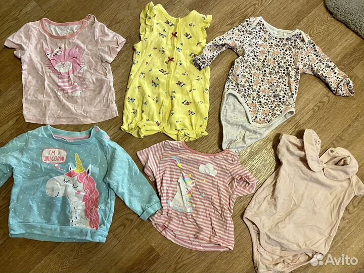 Пакет вещей для девочки 68 74