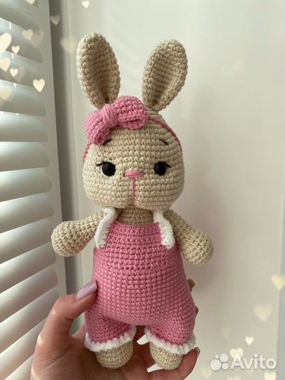 Игрушка зайка ручной работы