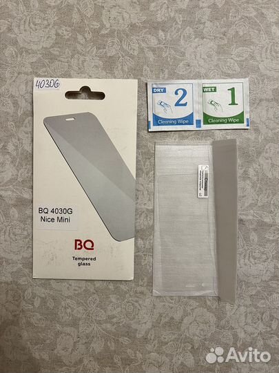 BQ 4030G Nice Mini (силиконовый чехол и стекло)