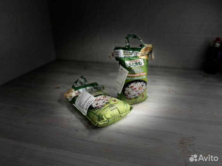 Рис басмати 1кг пропаренный экстра длиннозерный