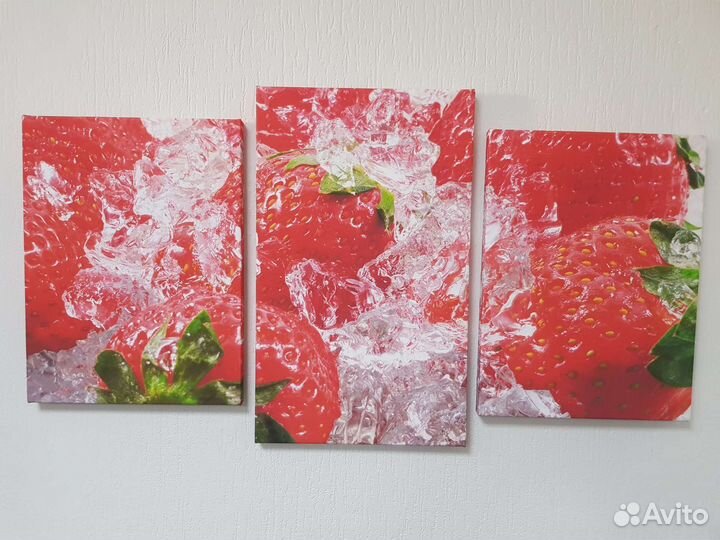 Модульная картина напечатанная на холсте