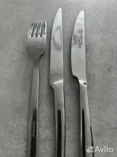 Вилка 1шт нож KunstWerk и 1 нож Eternum