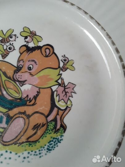 Посуда фарфор тарелки СССР винтаж