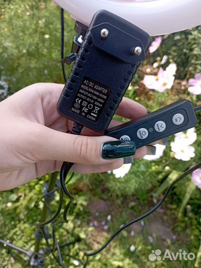 Кольцевая лампа со штативом бу