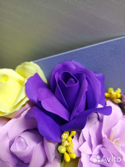 Букет из мыльных роз любимой маме