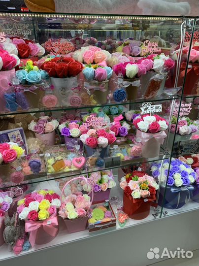 Букет цветов из мыла