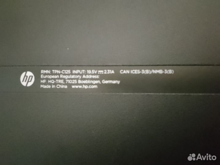 Ноутбук hp
