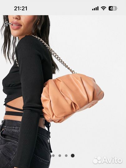 Сумка-клатч багет ASOS