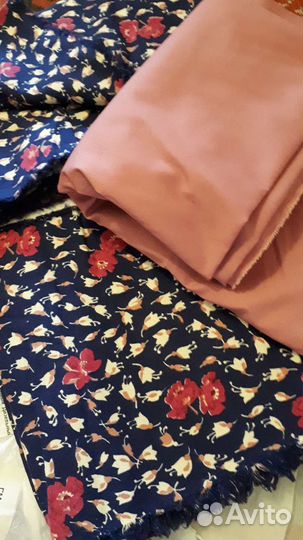 Ткань/отрез плательная плотная СССР