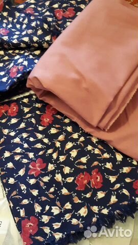 Ткань/отрез плательная плотная СССР