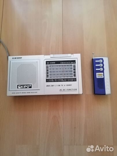 Радиоприемник на батарейках, 2 приёмника