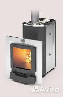 Печь для бани Сибирь-20 лрк Панорама (2.0)