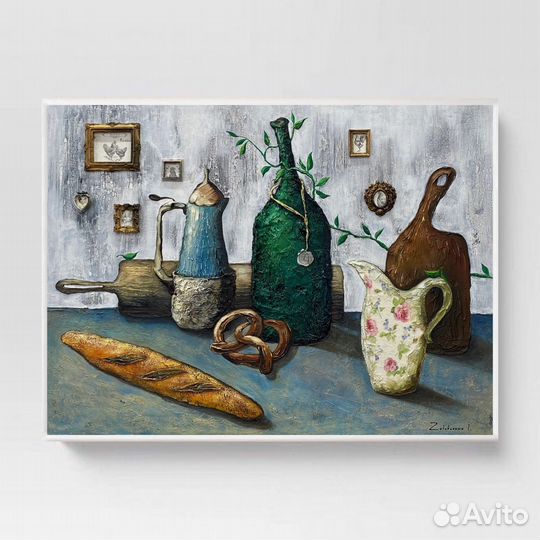 Интерьерная картина фактурная живопись