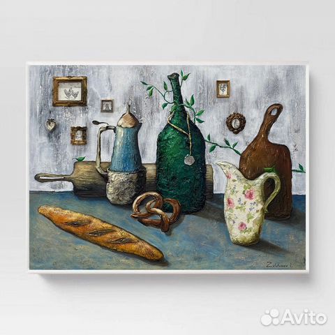 Интерьерная картина фактурная живопись