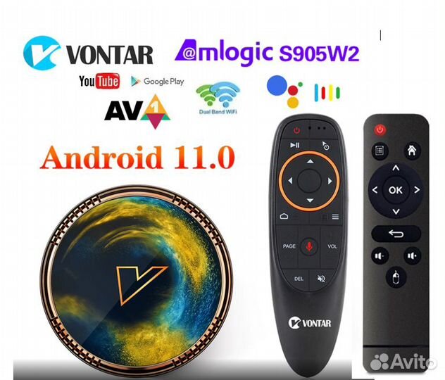 Андроид Смарт Тв 2/16/4/64/WI-FI приставка 4К