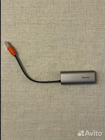 Адаптер Baseus Steel Cannon USB-A - RJ-45 Ethernet