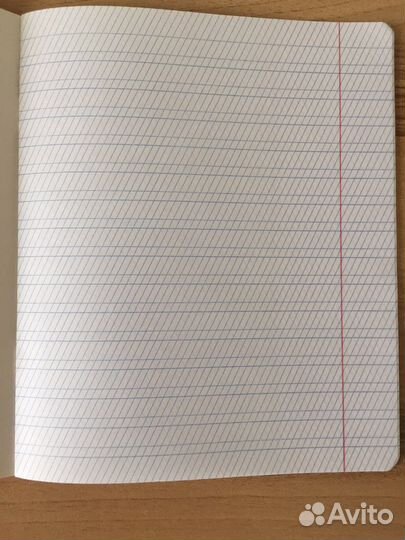 Тетрадь в косую линейку