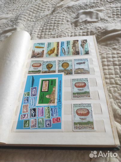 Альбом с марками техника 12 листов