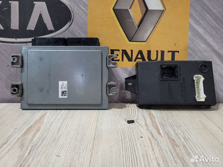 Эбу комплект Renault logan