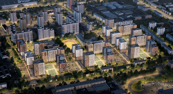 3-к. квартира, 72,4 м², 4/15 эт.