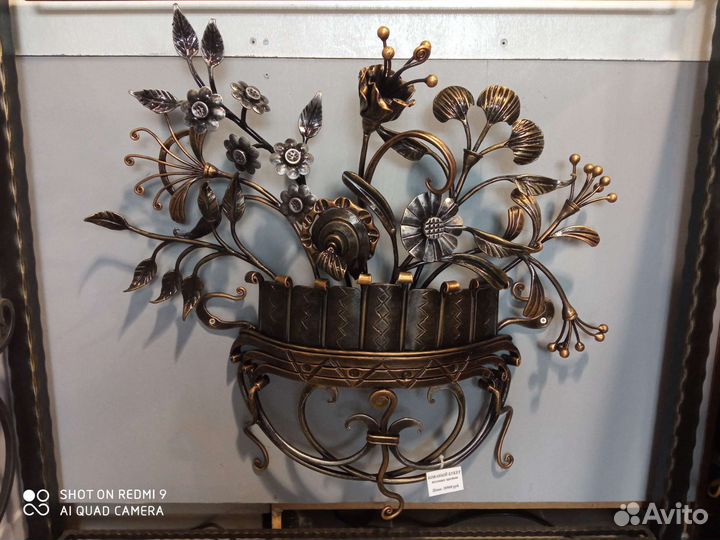 Кованый букет полевых цветов