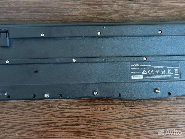 Беспроводная клавиатура и мышь rapoo e1050