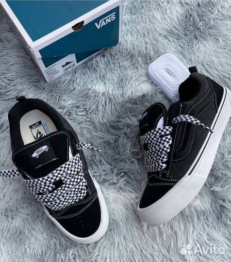 Дутыши Vans knu Skool black