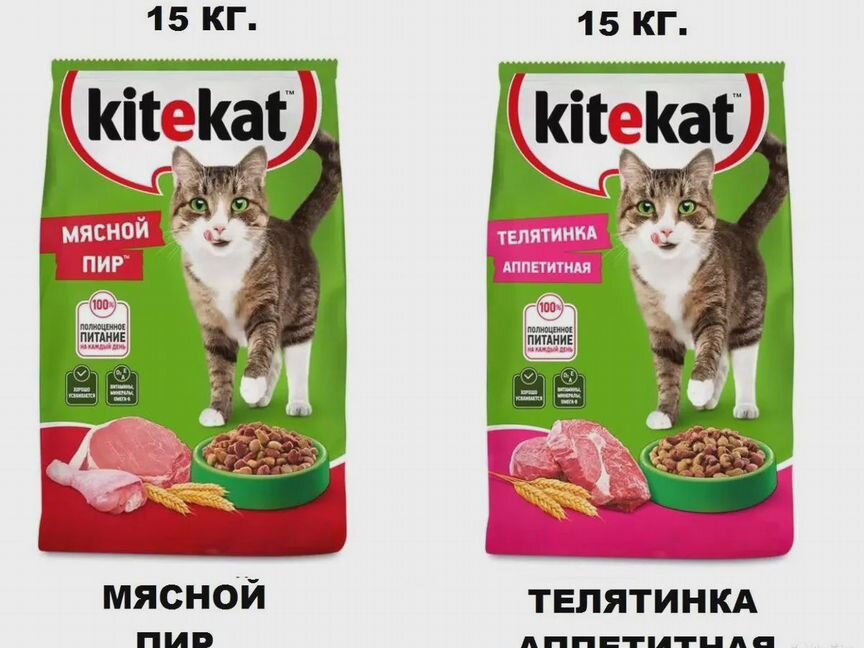 Сухой корм для кошек Kitekat 15кг