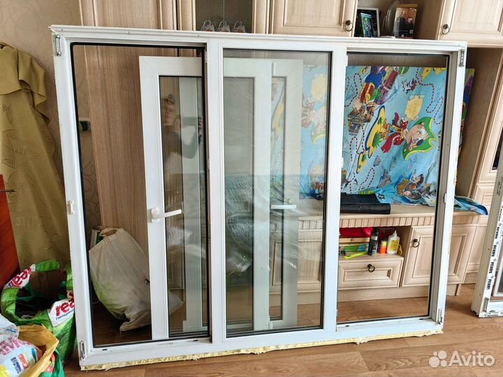 Окно пластиковое пвх бу