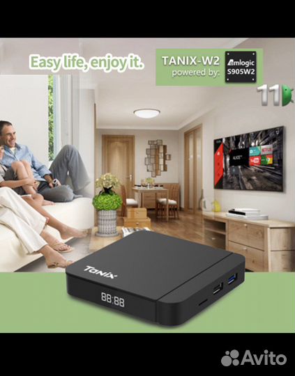 Новая Smart TV приставка Tanix W2