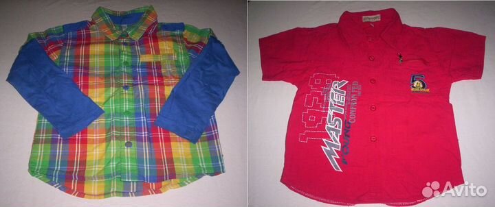 Рубашки на рост 98-110см
