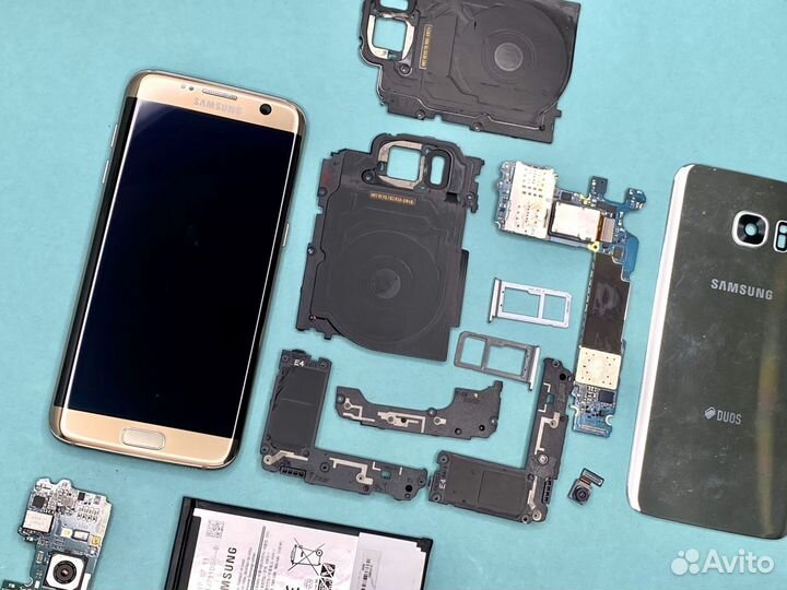 Разбор Samsung Galaxy S7 Edge (запчасти)