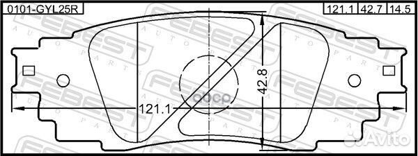 Колодки тормозные задние toyota camry 70 2017