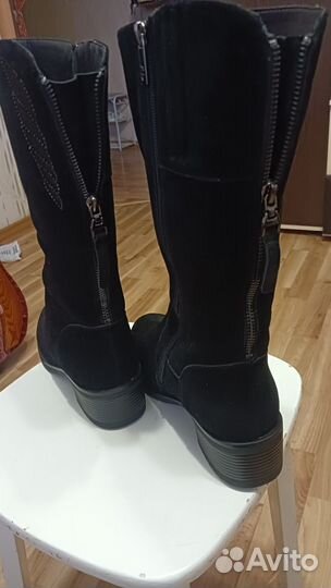 Зимние женские сапоги 38 натуральная кожа