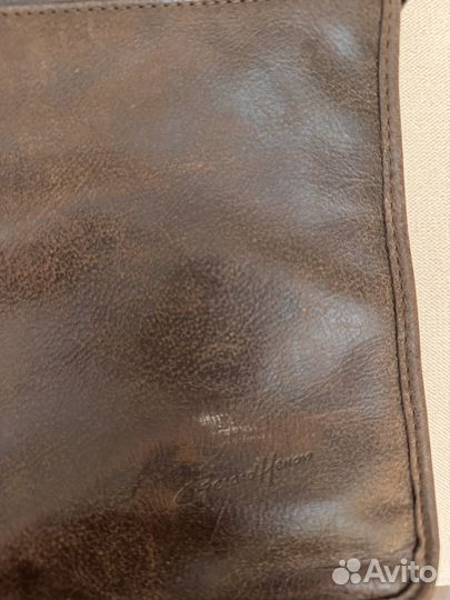 Мужской кожаный портфель