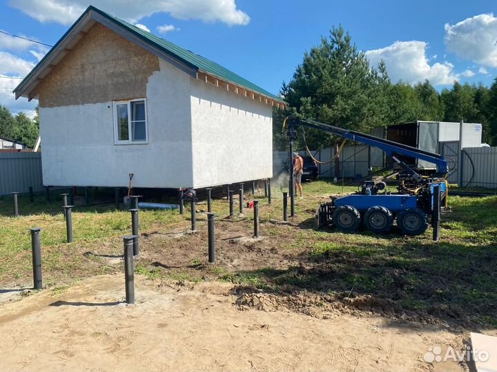 Монтаж винтовых свай, винтовые сваи цены