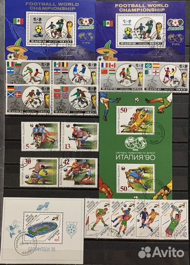 Почтовые марки Футбол