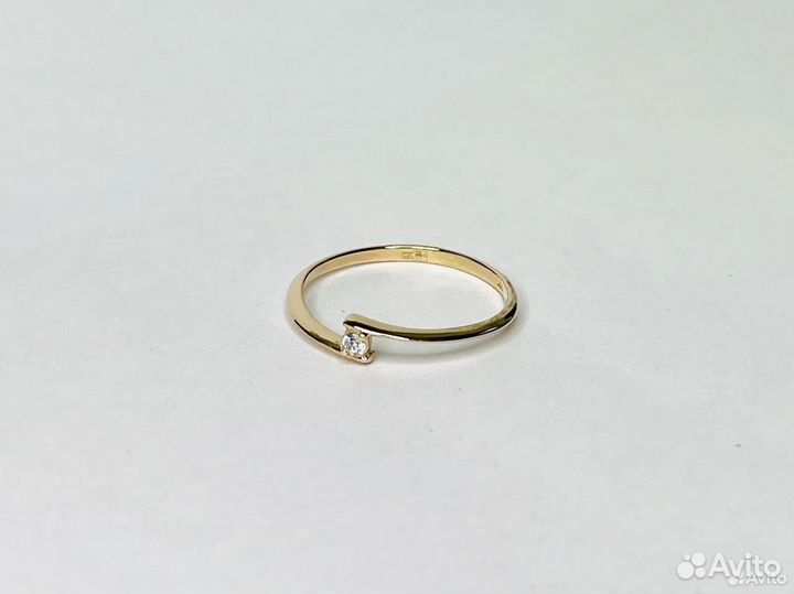 Кольцо золотое с/к 585* 17,5 р-р (юш21)